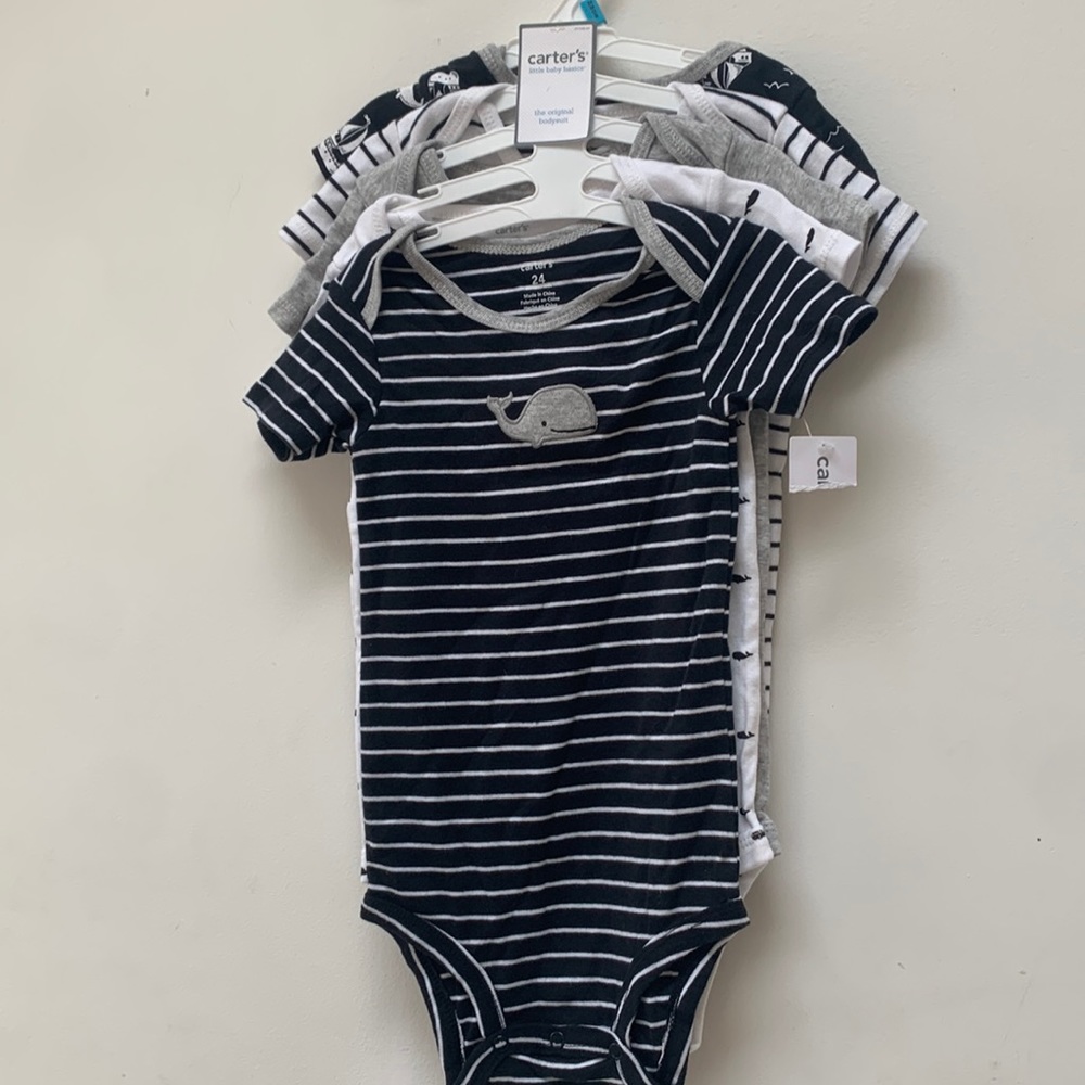Carters 5 pack onesies 24mos NEW with tags